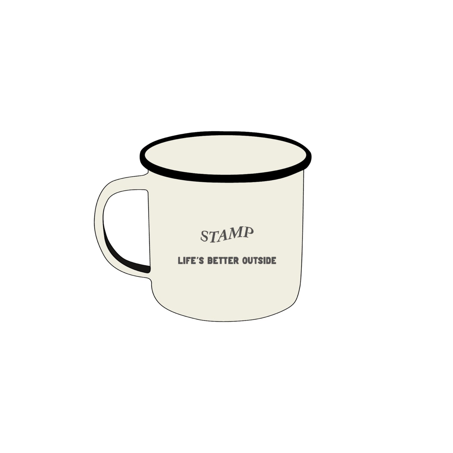 Life's Better Outside Enamel Mug