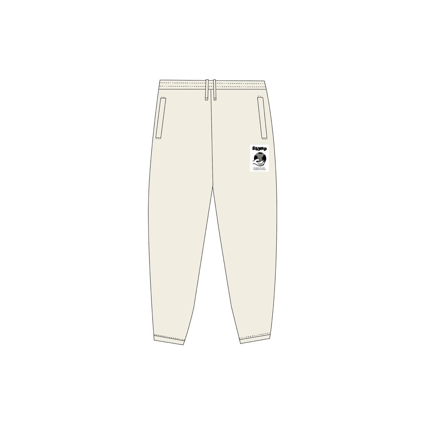 Globe Joggers - Ecru