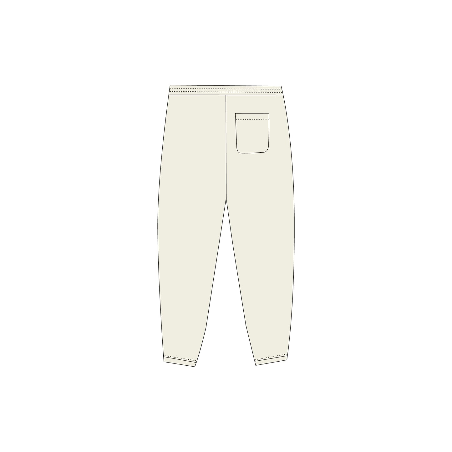 Globe Joggers - Ecru