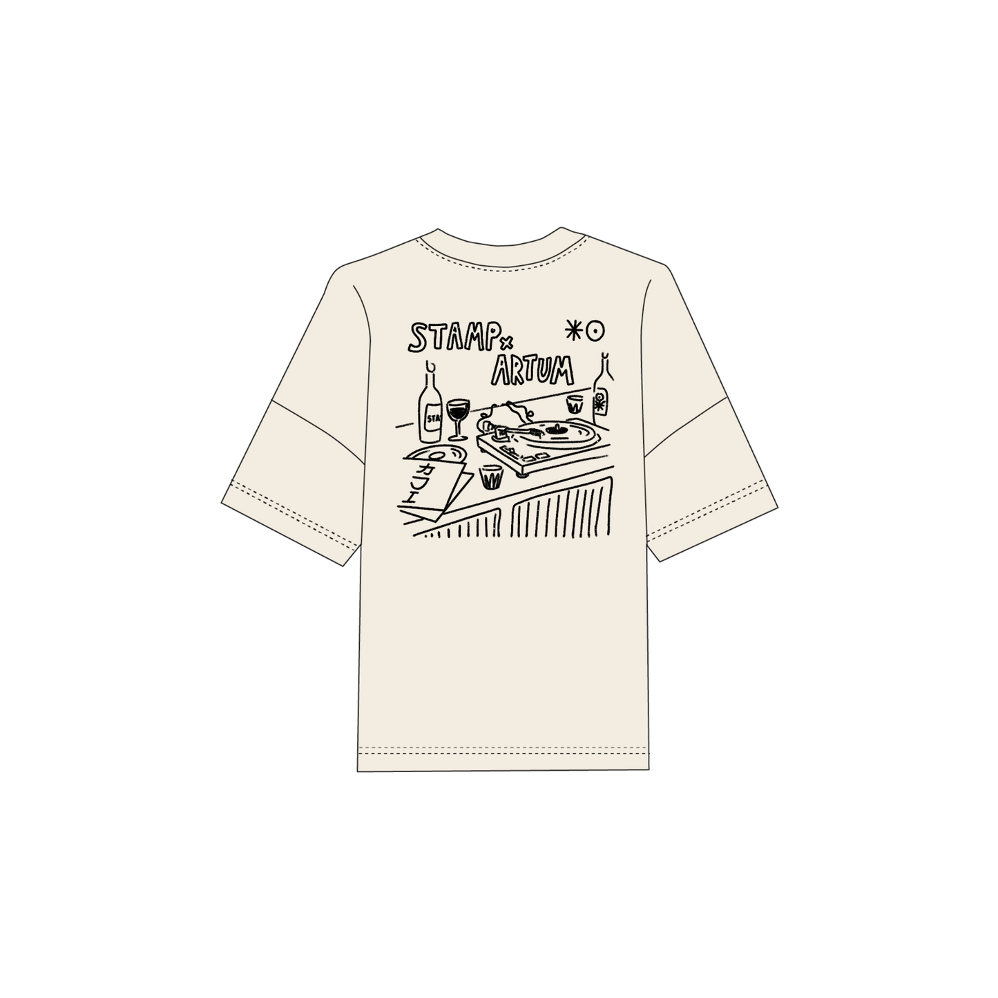 Booth T-Shirt - Natural Raw