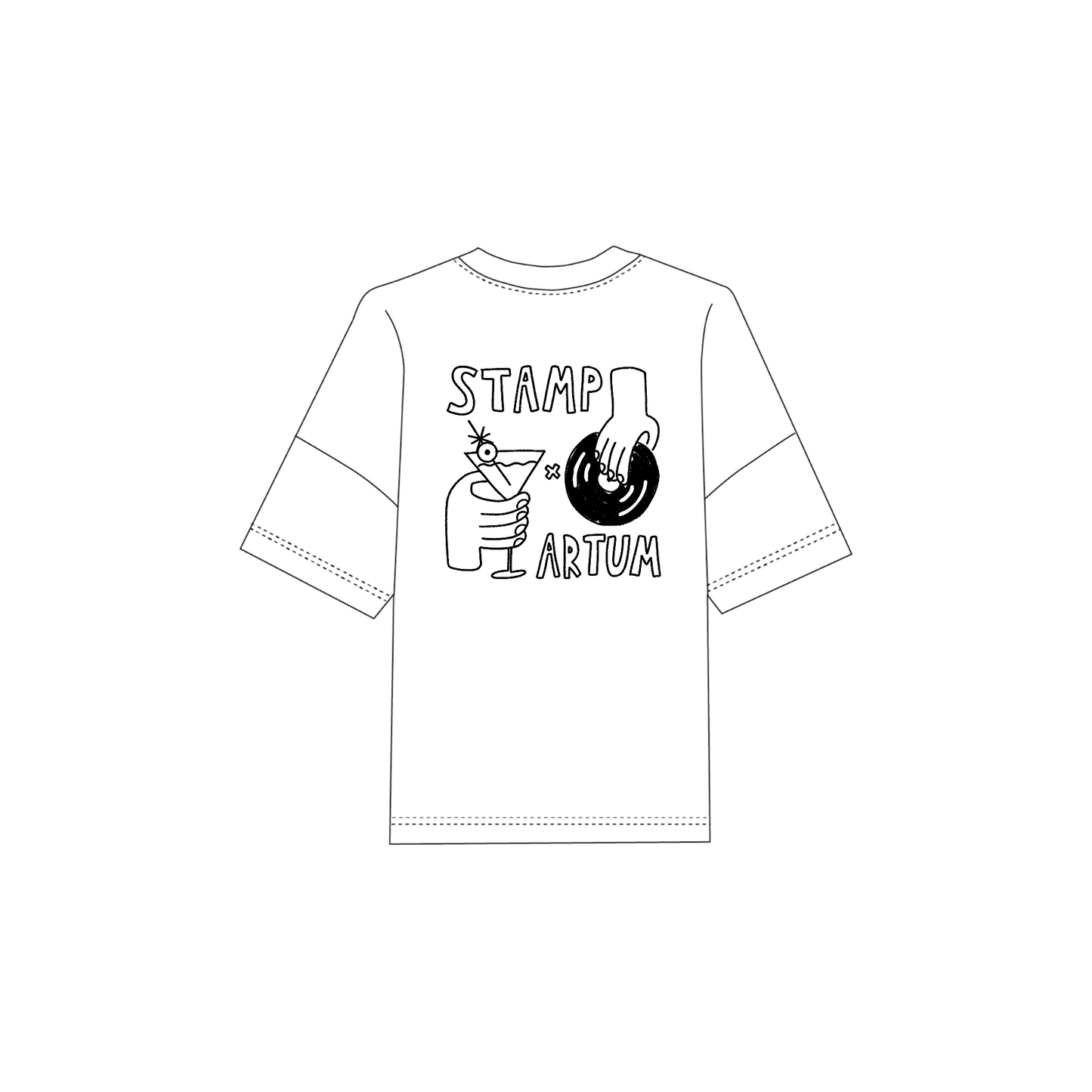 Cocktails & Records T-Shirt - White